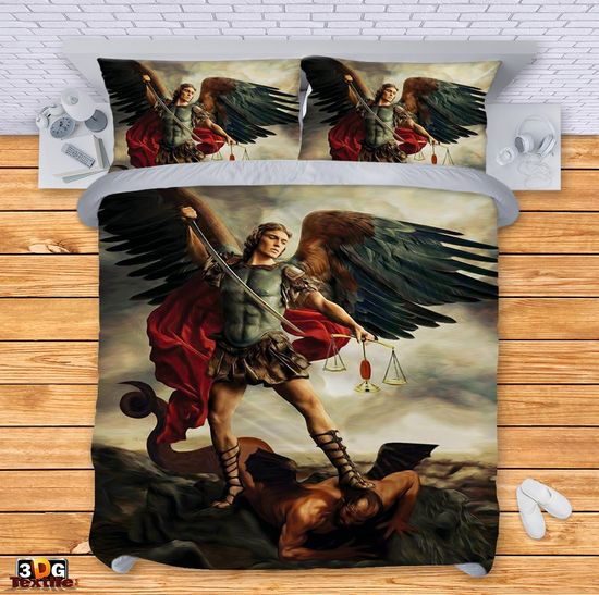 Модерно Спално бельо с дигитален принт - Архангел Михаил - Archangel Michael