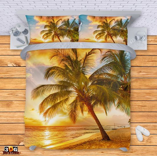 Комплект чаршафи с дигитален принт - Палми - Palms