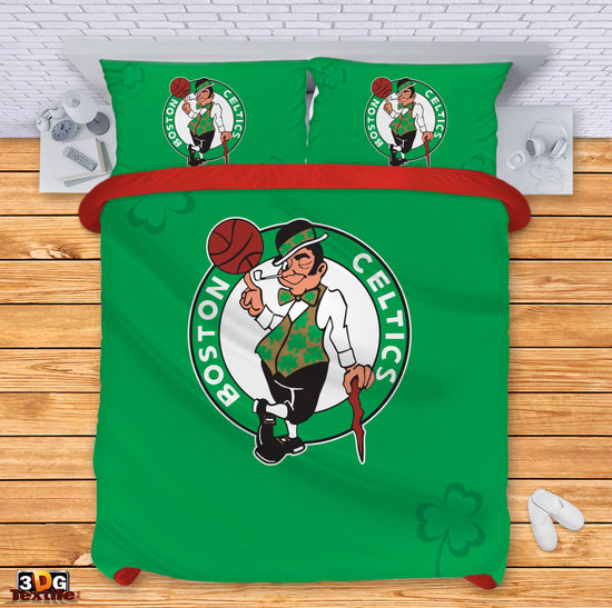 Спално бельо с 3D дигитален дизайн -  Бостън Kелтикс - Boston Celtics 2