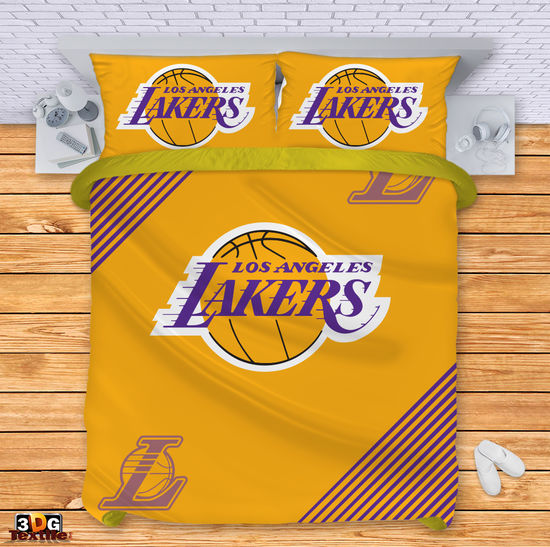 Спално бельо с принт -  Лос Анджелис Лейкърс - Los Angeles Lakers 4