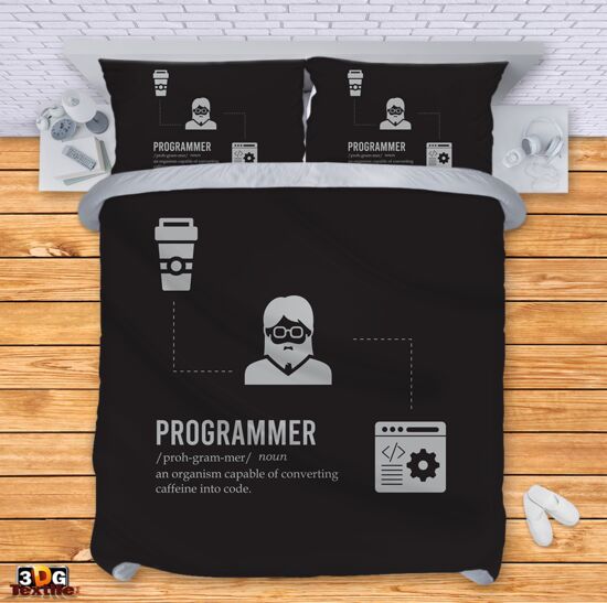 Сет за легло с 3D дигитален принт - Програмист Programmer - Programmer
