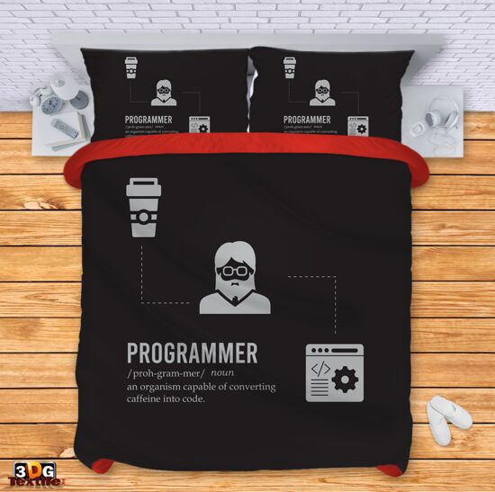 Сет за легло с 3D дигитален принт -  Програмист Programmer - Programmer 2
