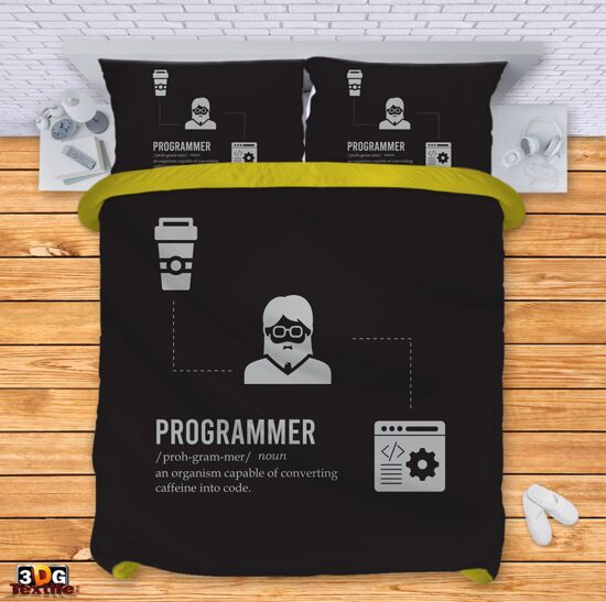 Сет за легло с 3D дигитален принт -  Програмист Programmer - Programmer 3