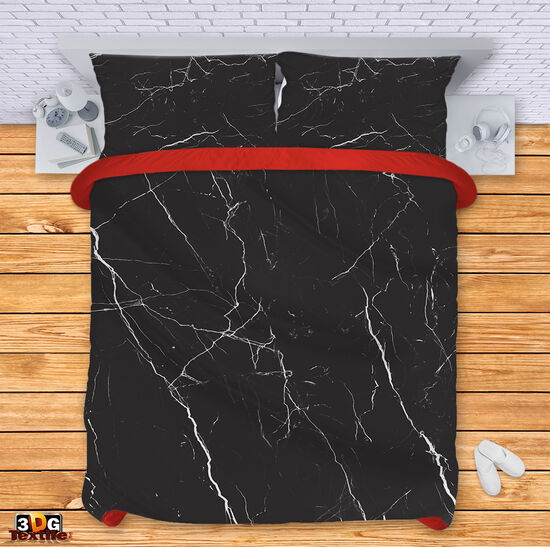 Спално бельо Черен Мрамор 2 - Black Marble 2 1