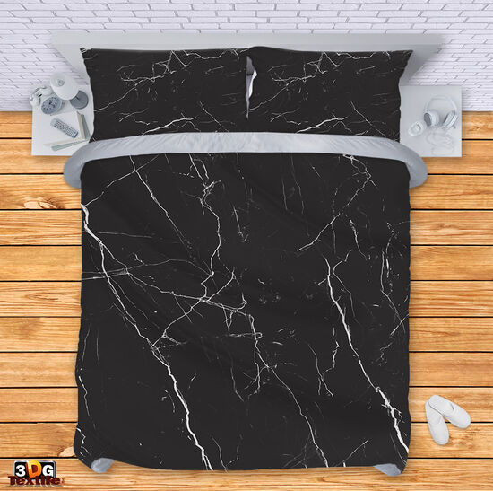 Спално бельо Черен Мрамор 2 - Black Marble 2