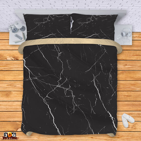 Спално бельо Черен Мрамор 2 - Black Marble 2 5