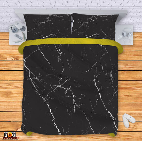 Спално бельо Черен Мрамор 2 - Black Marble 2 6