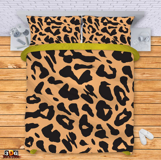 Комплект чаршафи с 3D дигитален дизайн -  Леопард 2 - Leopard 2 6