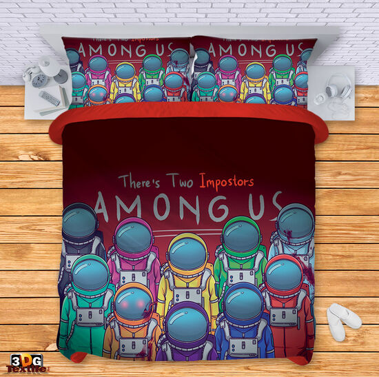 Сет чаршафи с принт -  Among Us 2 - Among Us 2 3