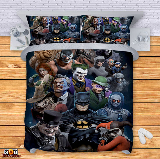 Сет за легло с 3D дигитален принт - Батман 2 - Batman 2