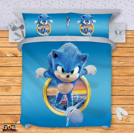 Модерно Спално бельо с дигитален принт - Соник - Sonic