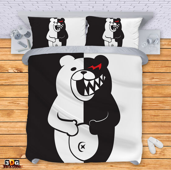 Спално бельо с 3D дигитален дизайн - Страшна мечка - Scary bear
