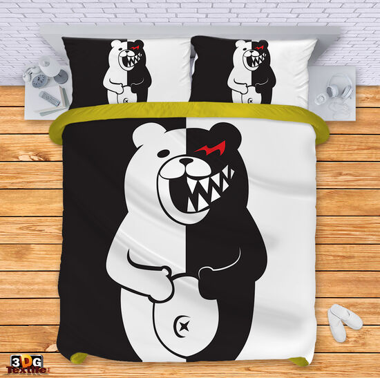 Спално бельо с 3D дигитален дизайн -  Страшна мечка - Scary bear 1