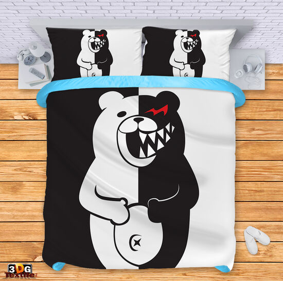 Спално бельо с 3D дигитален дизайн -  Страшна мечка - Scary bear 4