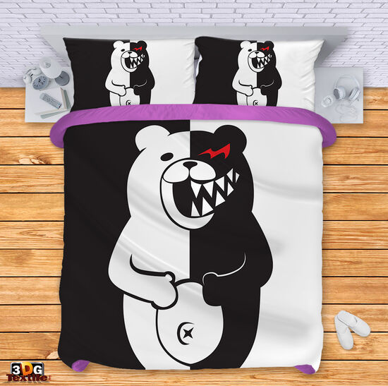 Спално бельо с 3D дигитален дизайн -  Страшна мечка - Scary bear 3