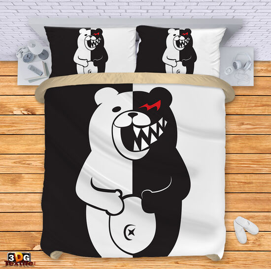 Спално бельо с 3D дигитален дизайн -  Страшна мечка - Scary bear 6