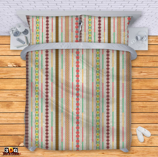 Спално бельо с принт - Етнически мотив 2 - Romanian traditional motif 2