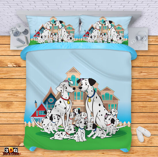 Спален сет с принт -  101 Далматинци - 101 Dalmatians 1