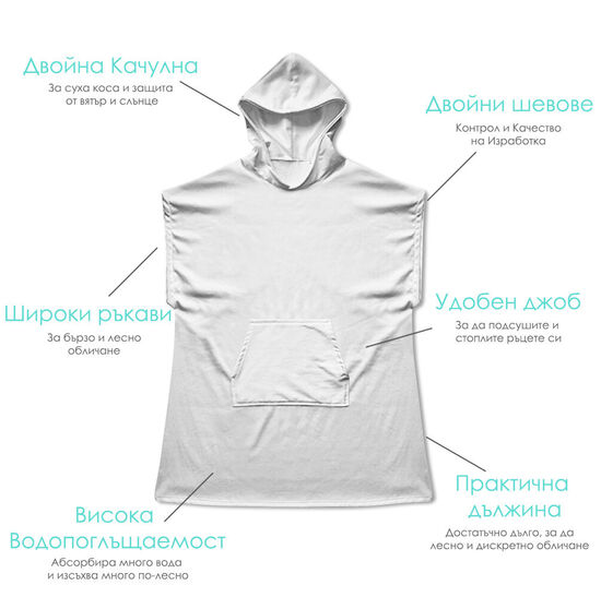Пончо за водни спортове Челси 2