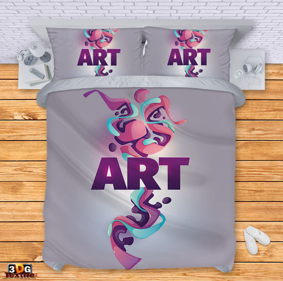 Спално бельо с дигитален принт - Арт 2 - Art 2