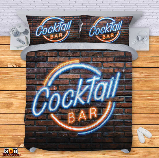 Модерен Спален сет с принт - Коктейл бар - Cocktail bar