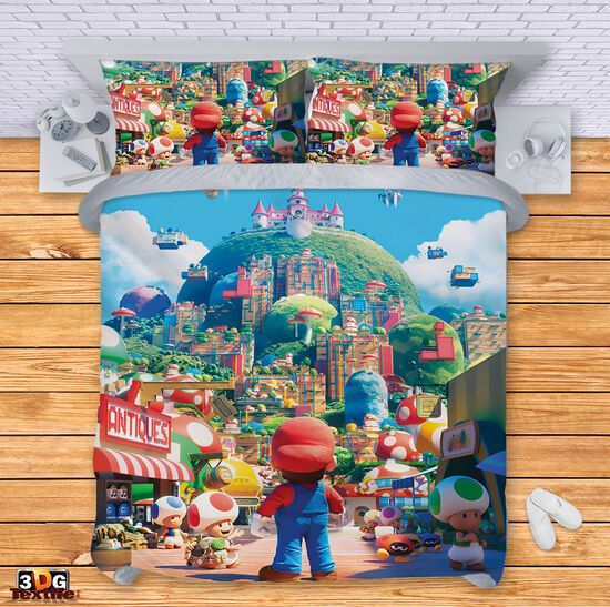 Спален сет с принт - Марио Брос - Mario Bros
