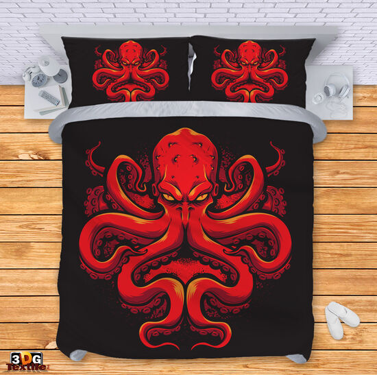 Сет за легло с принт - Октопод - Octopus