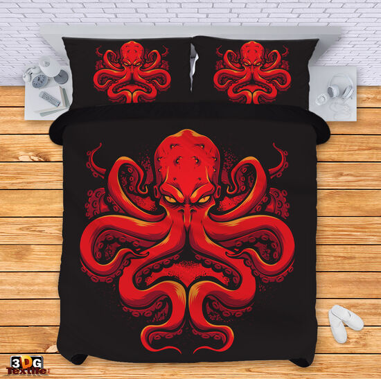 Сет за легло с принт -  Октопод - Octopus 2