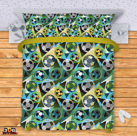 Спален сет с дигитален принт -  Футболни топки - Football balls 1