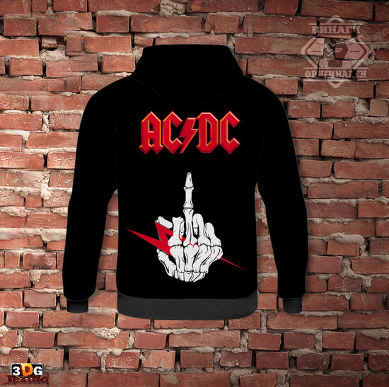 Спортно Худи с цип AC/DC 1