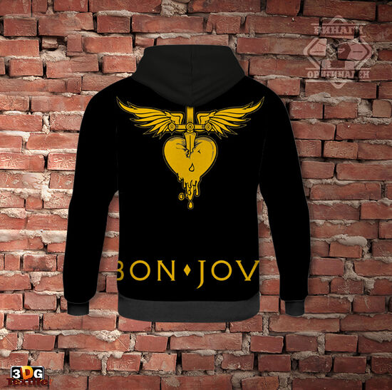 Спортен Суитшърт Hoodie с качулка Бон Джоуви 1