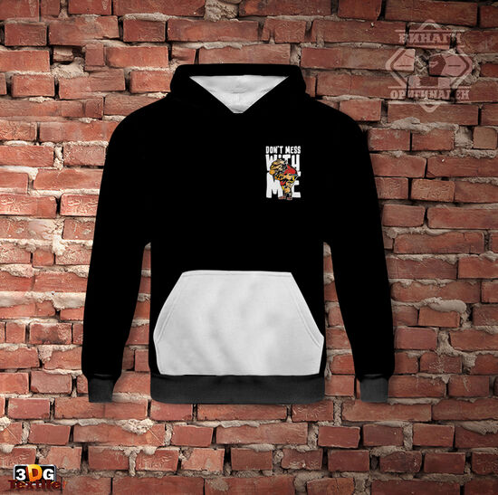 Спортен Суитшърт Hoodie с качулка Не се забърквай с мен