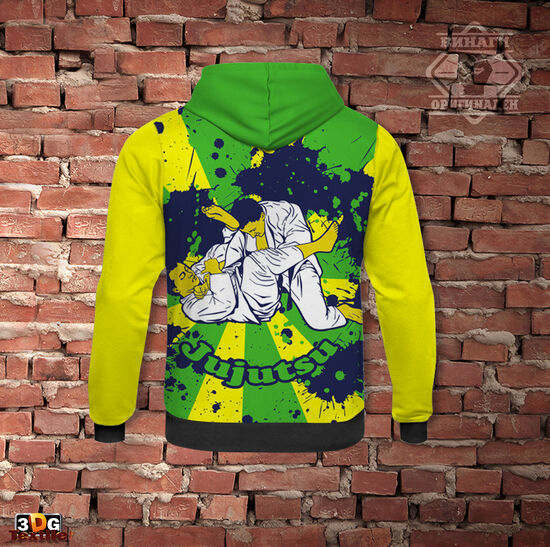 Спортен Суитшърт Hoodie с качулка Бразилско Джиу-Джицу 1