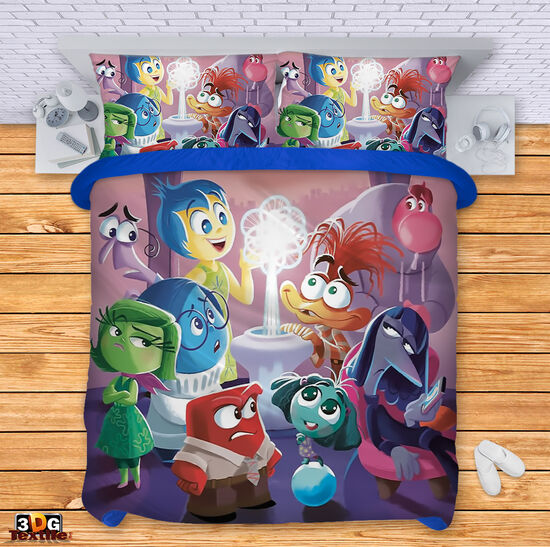 Модерно Спално бельо с принт -  Отвътре навън 2 - Inside Out 2 1