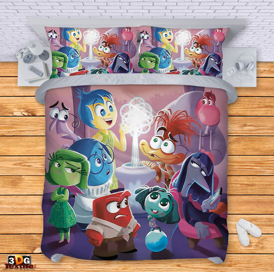 Модерно Спално бельо с принт - Отвътре навън 2 - Inside Out 2
