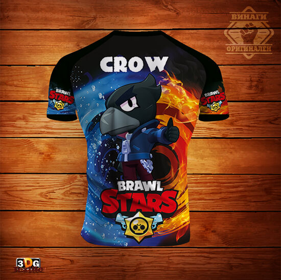 Спортна Тениска Реглан Brawl Stars Crow 1