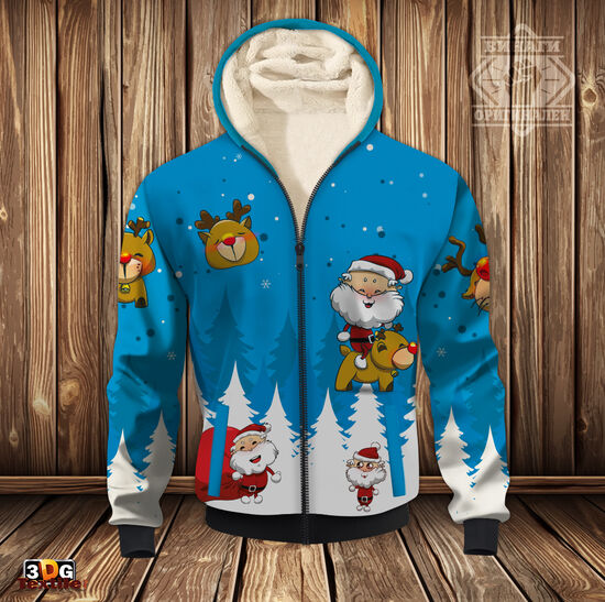 Hoodie Sherpa Polar Коледа син