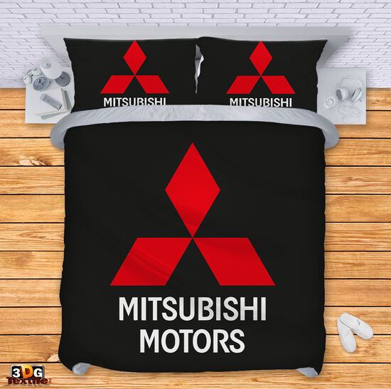 Модерен Спален сет с дигитален принт - Мицубиши черен - Mitsubishi black