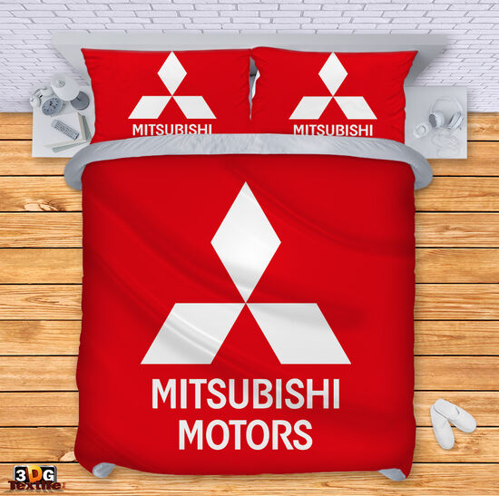 Модерен Спален сет с дигитален принт - Мицубиши червен - Mitsubishi red