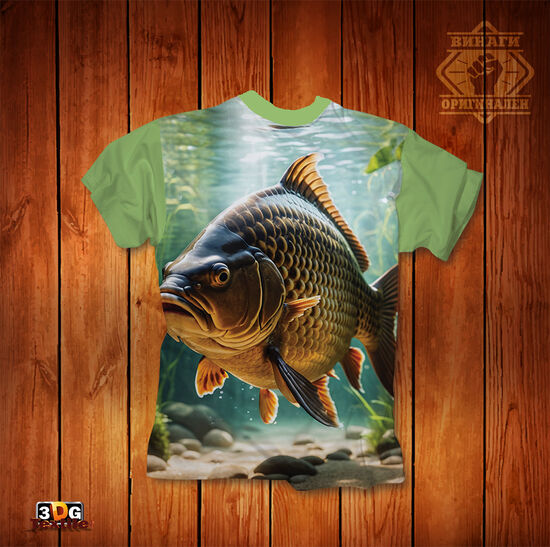 Спортна Тениска Риба 3 1