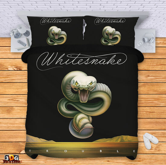 Комплект чаршафи с дигитален принт - Уайтснейк 2 - Whitesnake 2 3