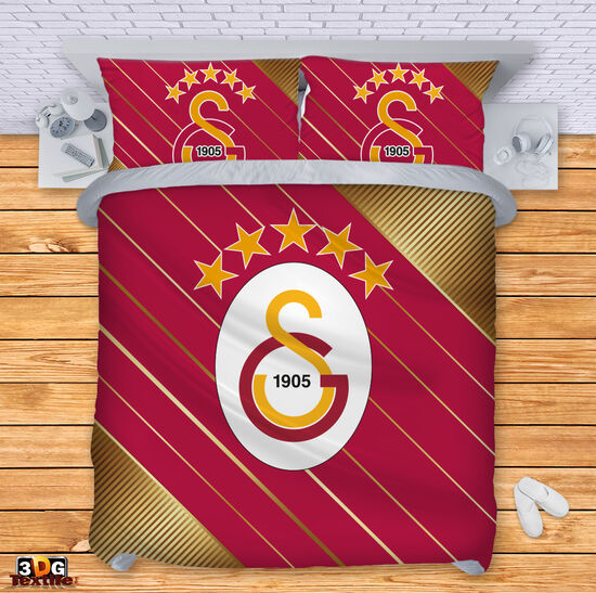 Комплект чаршафи с принт - Галатасарай - Galatasaray