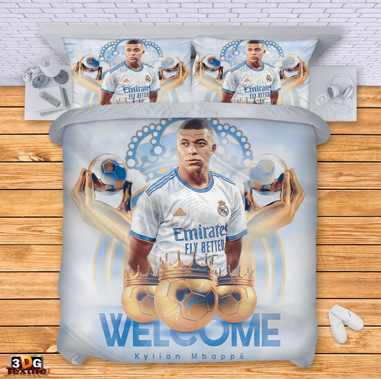 Спално бельо Мбапе Реал Мадрид 150x200 с една калъфка SALE