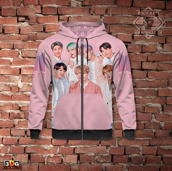 Спортно Худи с цип БТС