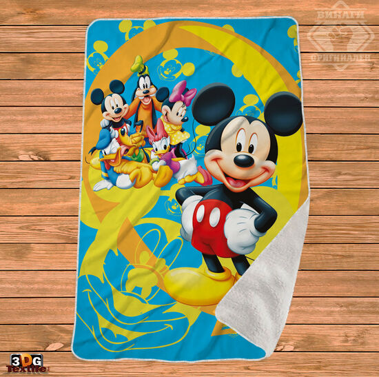 Одеяло Шерпа Полар Мики Маус - Mickey Mouse