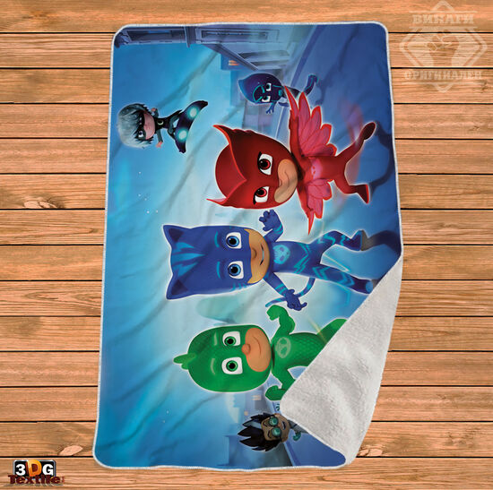 Одеяло Шерпа Полар Джей Маск - PJ Masks