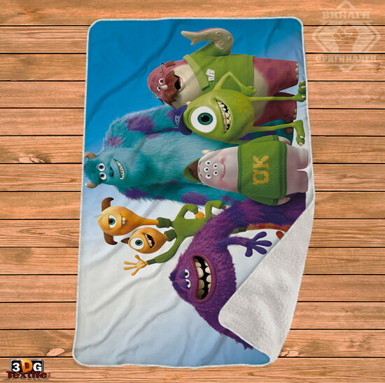 Одеяло Шерпа Полар Чудовища - Monsters