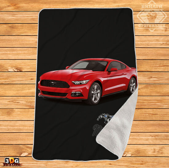 Одеяло Шерпа Полар Mustang