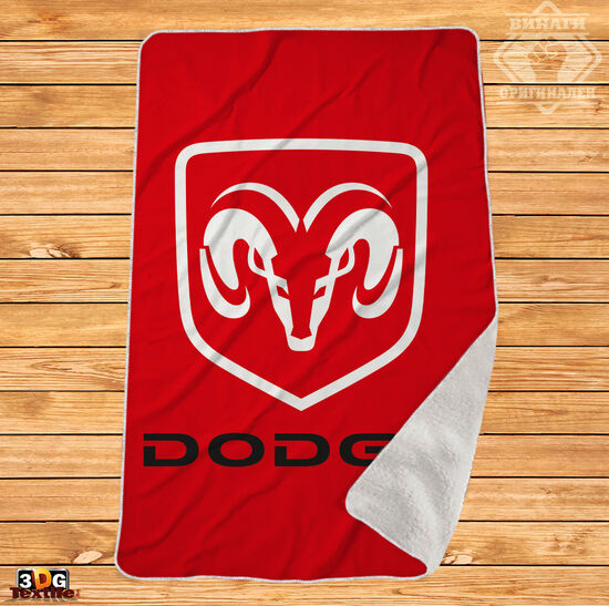 Одеяло Шерпа Полар Додж червен - Dodge red