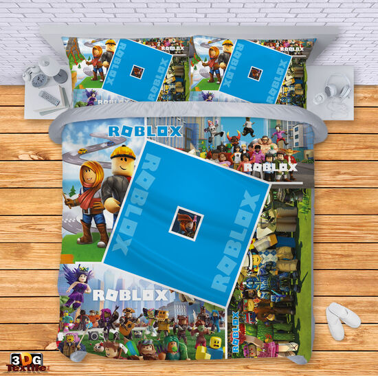 Комплект чаршафи с 3D дигитален принт - Roblox 3